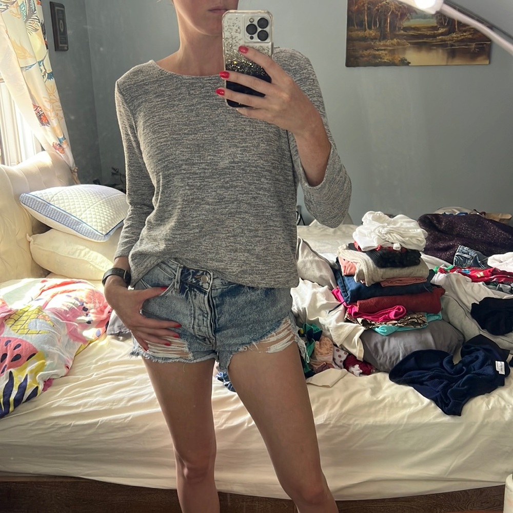 3/4 sleeve sweater
